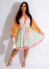 Life Is A Flower Mini Dress