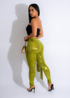 Run The World Metallic Pant Set