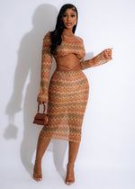 What Lovers Do Glitter Skirt Set