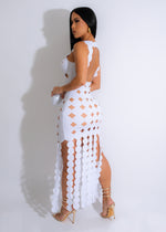 Just Over You Maxi Dress White