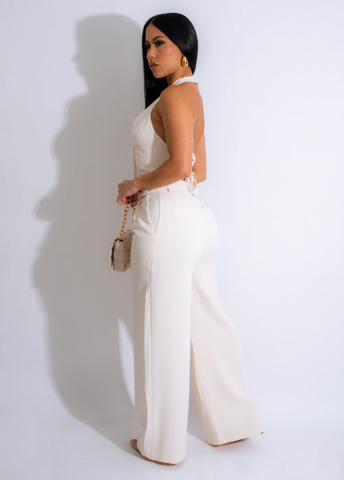 Always Trendy Pant Set Nude