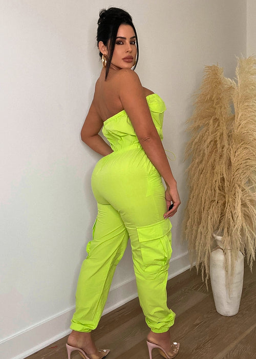 Beautiful Lies Jumpsuit Green