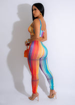 Iridian Fest Legging Set Blue
