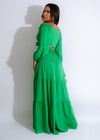 My Relationship Linen Pant Set Green