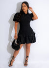 Baby Girl Mini Dress Black