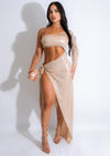 I Give You My Love Metallic Maxi Dress