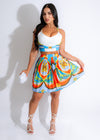 Treasure Of Light Skirt Set White