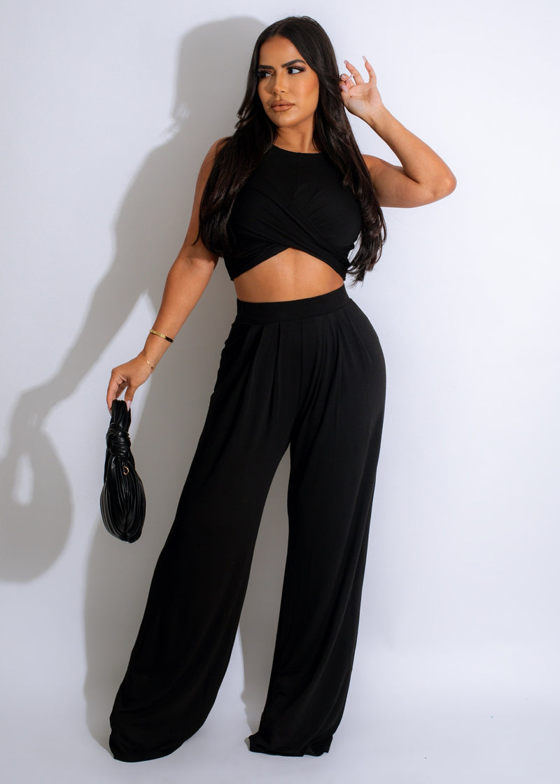 Your Beauty Pant Set Black