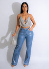 Like Metal Metallic Jeans