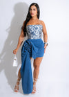 More Than Enough Denim Mini Skirt