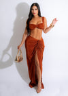 Looking For Me Skirt Set Rust