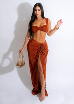 Looking For Me Skirt Set Rust