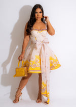 Princess Perfection Mini Dress Nude