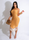 She Could Never Mini Dress Orange