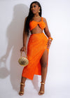 It's My Favorite Skirt Set Orange