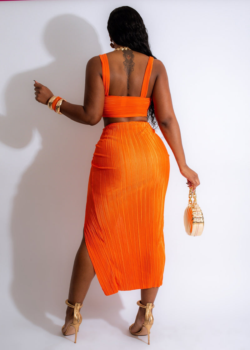 It's My Favorite Skirt Set Orange
