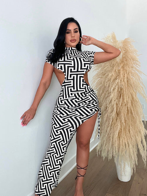 Prestigious Tour Ruched Maxi Dress