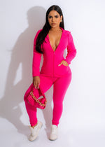 Happiness Ribbed Legging Set Pink