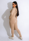 Happiness Ribbed Legging Set Nude