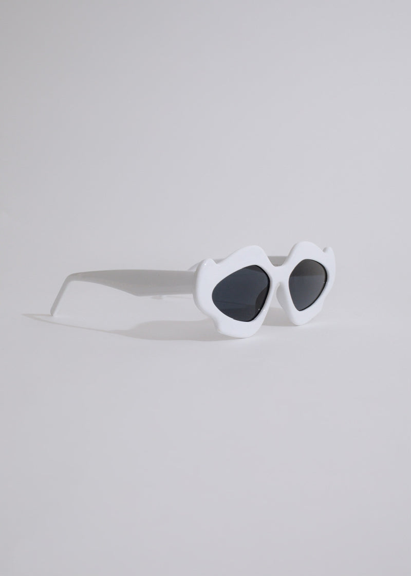 On Fire Sunglasses White