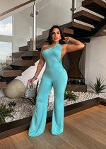A beautiful, versatile blue jumpsuit perfect for any occasion