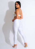 Look At Her Pearls Bustier White