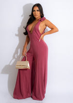 Something Simple Jumpsuit Pink