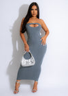 What A Girl Wants Sweater Midi Dress