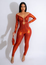 Make It Easy Metallic Jumpsuit