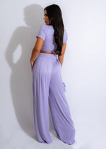 Living The Best Life Legging Set Purple