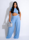 Living The Best Life Legging Set Blue