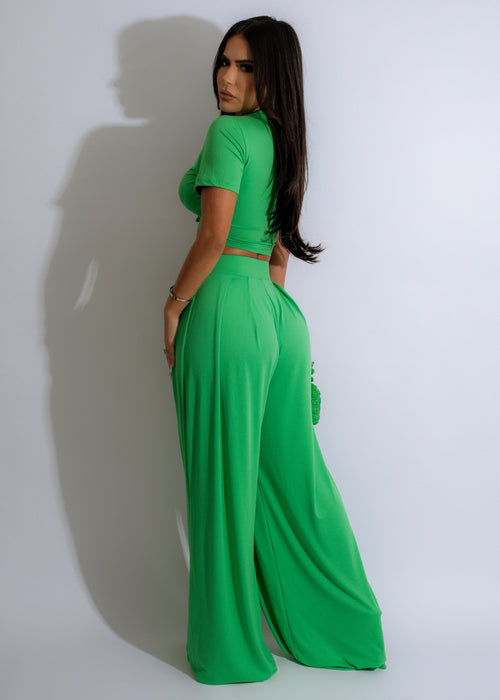 Living The Best Life Legging Set Kelly Green