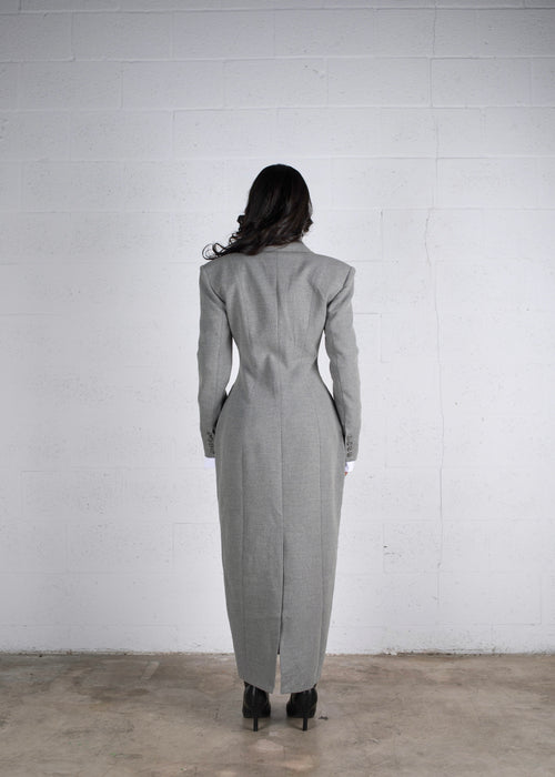 Magnetic Allure Trench Coat Grey *PRE ORDER*