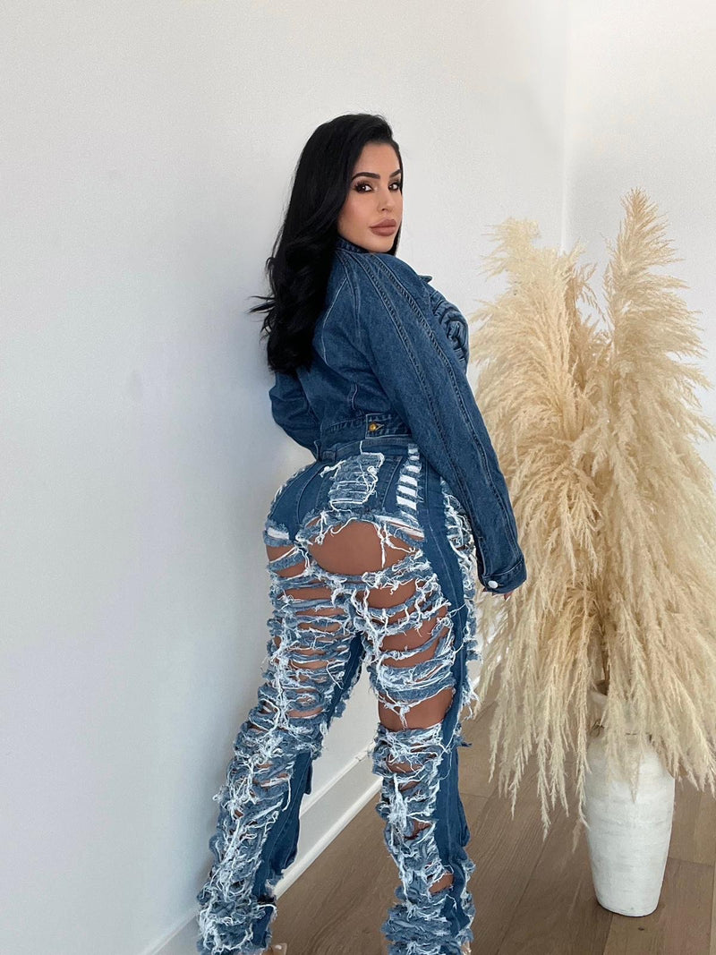 All My Love For You Denim Jacket