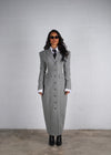 Magnetic Allure Trench Coat Grey *PRE ORDER*