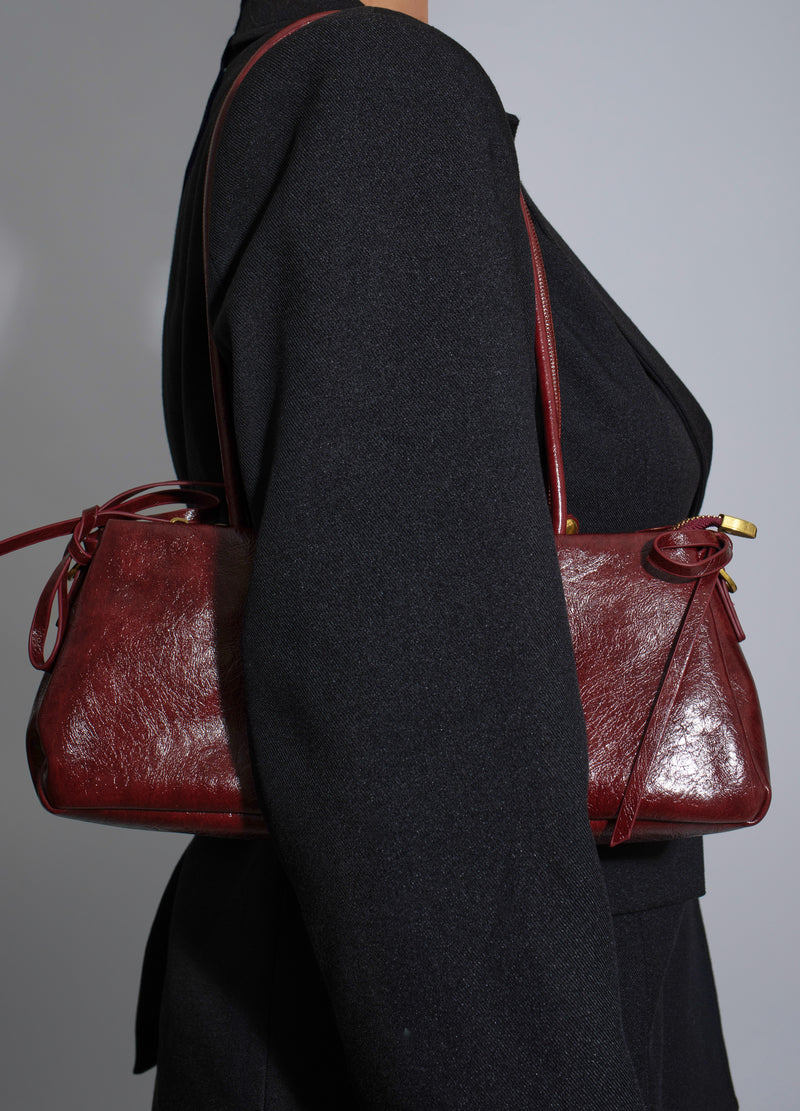 The Maren Soft-Frame Handbag Red
