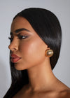 Radiance Dome Earrings Gold