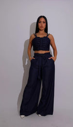 Tidebound Twine Pant Set Dark Denim