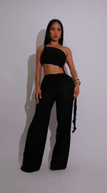 Eclipse Twist Jumpsuit Black