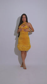Bliss Swift Mini Dress Yellow