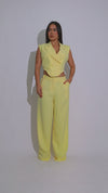 Executive Energy Pant Set Yellow