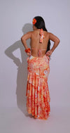 Heatwave Mirage Skirt Set Orange