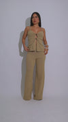 Second Skin Pant Set Nude