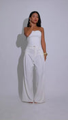 Off-Duty Muse Pant Set White