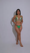 Seashine Siren Sequin Bikini Green