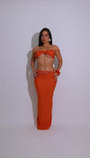 Golden Daze Shells Bikini Set Orange