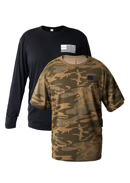 Close-up of the Camo MPW Tee Shirt's soft and breathable fabric