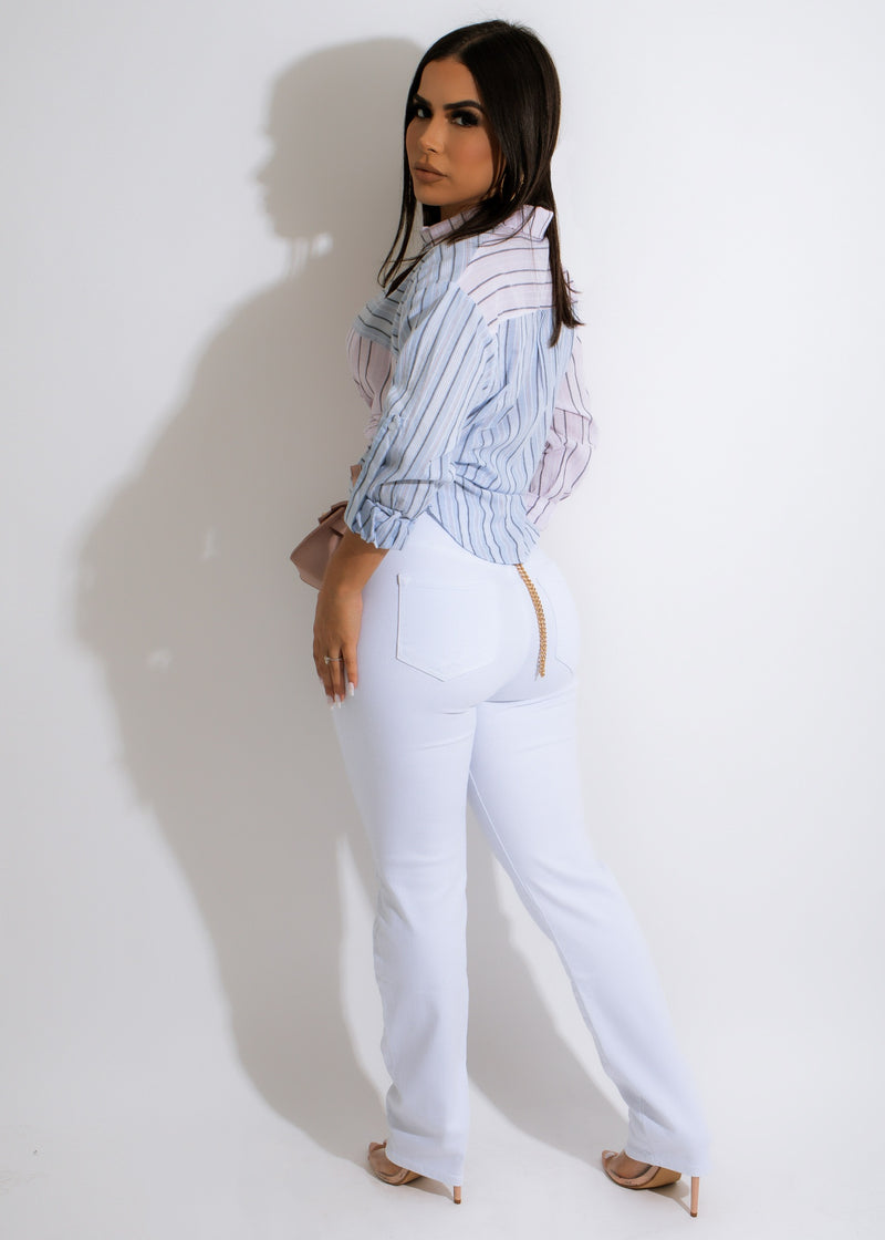 Stylish and comfortable Chosen One Jean in classic blue denim color