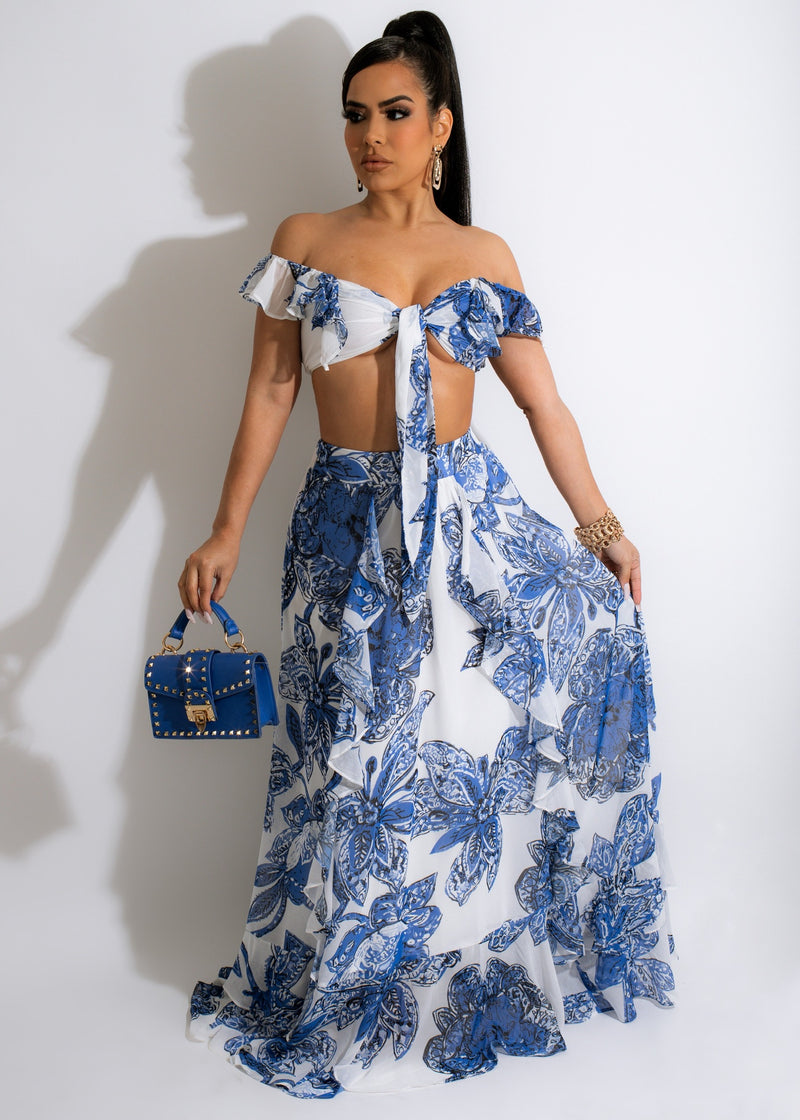 Easy On Me Skirt Set