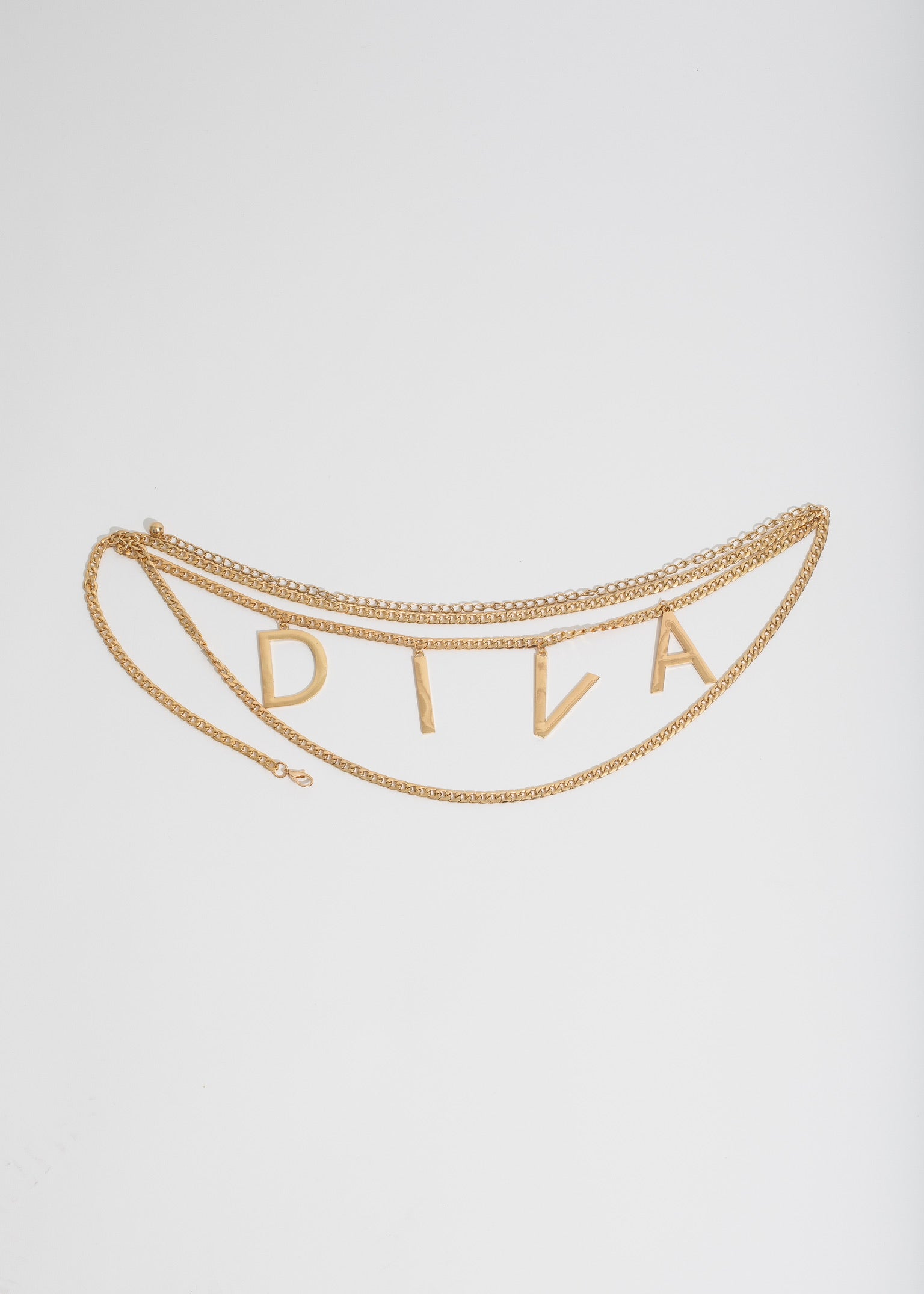 Stylish and versatile black leather Diva Belt with silver buckle 